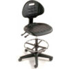 Interion® 5-Way Adjustable Ergonomic Stool Black