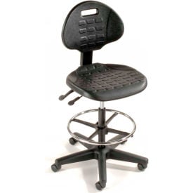 Interion® 5-Way Adjustable Ergonomic Stool Black