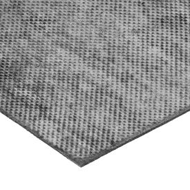 High Strength Buna-N Rubber Roll Fabric Reinforced 120""Lx36""Wx1/4"" Thick 60A Black