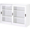 Shuter Clear View Cabinet with Digital Lock 34-5/8""W x 15-3/4""D x 34-5/8""H Assembled White
