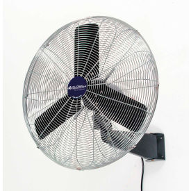 Global Industrial™ 24"" Oscillating Wall Mount Fan 3 Speed 7525 CFM 1/4 HP 1 Phase