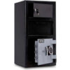 Mesa Safe B-Rate Depository Safe MFL2014E-OLK Front Loading Digital Lock-Keyed Exterior14x14x27-1/4