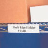 Wire Shelving Label Holder 6"" x 1-5/16"" Clear (25 pcs/pkg)
