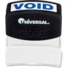 Universal Message Stamp VOID Pre-Inked/Re-Inkable Blue