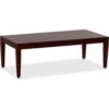 Lorell Solid Wood Coffee Table - Mahogany Finish