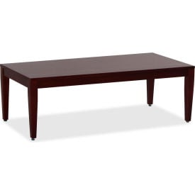 Lorell Solid Wood Coffee Table - Mahogany Finish