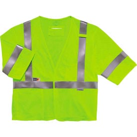 Ergodyne® GloWear® 8356FRHL Class 3 FR Modacrylic Vest - Lime 22215