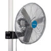 Global Industrial™ 24"" Deluxe Oscillating Fan Pole or Column Mount 8650 CFM 1/2 HP