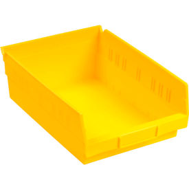 Akro-Mils Plastic Nesting Storage Shelf Bin 30158 - 8-3/8""W x 17-7/8""L x 4""H Yellow