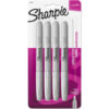 Sharpie® Metallic Permanent Marker - Metallic Silver - 4 Pack