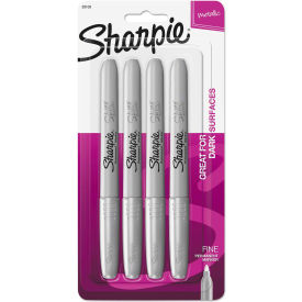 Sharpie® Metallic Permanent Marker - Metallic Silver - 4 Pack