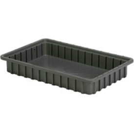 LEWISBins Divider Box  DC2025 16-1/2"" x 10-7/8"" x 2-1/2"" Gray