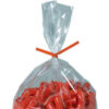 Global Industrial™ Paper Twist Ties 12""L x 5/32""W Orange 2000/Pack