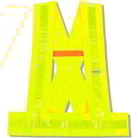 Ergodyne® 27016 GloWear® 8140BA Type O Class 1 Breakaway Sash Lime 3XL+