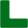 Floor Marking Tape Green L Shape 25/Pkg. LM110G