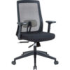 Interion® Mesh Task Chair with Seat Slider Fabric Black