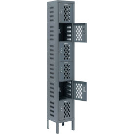 Global Industrial™ Capital® 6-Tier 6 Door Ventilated Box Locker 12""Wx15""Dx78""H Assembled