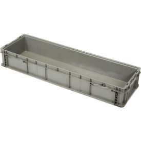 ORBIS Stakpak NXO4815-7GRAY Plastic Long Stacking Container 48 x 15 x 7-1/2 Gray