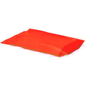 Global Industrial™ Flat Poly Bags 4""W x 6""L 2 Mil Red 1000/Pack