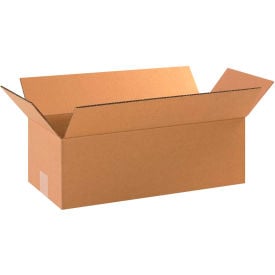 Global Industrial™ Long Cardboard Corrugated Boxes 18""L x 8""W x 6""H Kraft