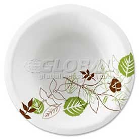 Dixie® DXESX12PATH Pathways Paper Bowls 12 oz. Green/Burg/Wht 1000/Carton