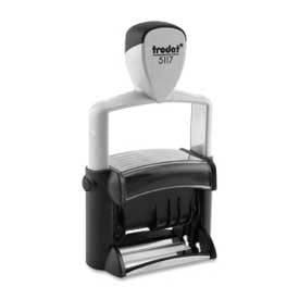 U.S. Stamp & Sign Trodat® Professional Message/Date Stamp 12 Phrases 2-1/4"" x 3/8"" Black