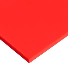 USA Sealing Cast Acrylic Bar 12""L x 2""W x 1/8"" Thick Red