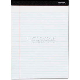 Universal One® Perforated Edge Ruled Writing Pads Jr. Legal 6/Pack White