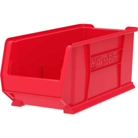 Akro-Mils® Akro-Bin® Plastic Super-Size Stacking Bin 23-7/8""L x 11"" W x 10""H Red