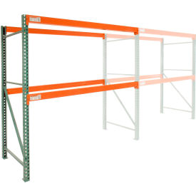 Global Industrial™ Teardrop Pallet Rack Add-On 144""W X 48""D X 96""H 5970 Lbs. Capacity