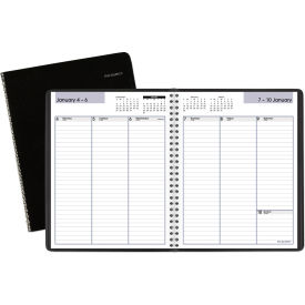 AT-A-GLANCE® Weekly Planner 8.75 x 7 Black 2024