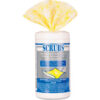 SCRUBS® Stainelss Steel Cleaning Wipes 30 Wipes/Can 6 Cans - 91930