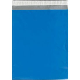 Global Industrial™ Colored Poly Mailers 12""W x 15-1/2""L 2.5 Mil Blue 100/Pack