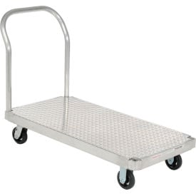 Magliner® Aluminum Platform Truck with Diamond Deck 48 x 30 1400 Lb. Cap.