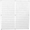 Wall Control Pegboard Pack- 2 Panels White Metal 32"" X 32"" X 3/4""