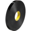 3M™ 4929 Double Sided VHB™ Acrylic Foam Tape 1"" x 5 Yds. 25 Mil Black