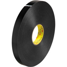 3M™ 4929 Double Sided VHB™ Acrylic Foam Tape 1"" x 5 Yds. 25 Mil Black