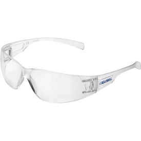 Global Industrial™ Frameless Safety Glasses Anti-Fog Clear Lens