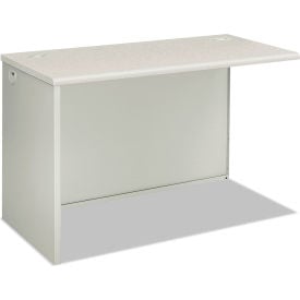 HON® Left Return Shell - 48""W x 24""D x 29-1/2""H - Silver Mesh/Light Gray - 38000 Series