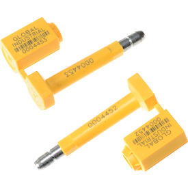 Global Industrial™ High Security Bolt Seal Yellow 50/Pack
