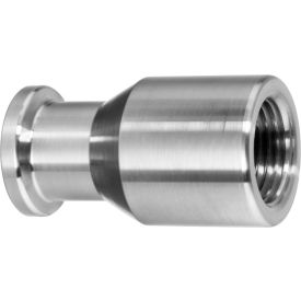 304SS Straight Adapters Tube-to-FNPT for Quick Clamp Fittings - for 1/2"" Tube OD x 1/2"" NPT Female