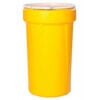 Eagle 55 Gal. Yellow Plastic Open-Head Tapered Lab Pack Drum 1655 - Plastic Lever Lock