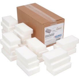 Global Industrial™ Awesome Erasing Sponge White 2.5"" x 4.75"" - Case of 24 Sponges