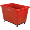 Global Industrial™ Plastic Bulk Box Truck 20 Bushel Steel Chassis Base Red