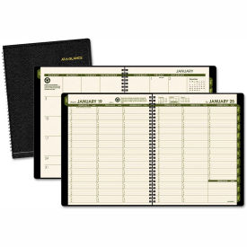 AT-A-GLANCE® Recycled Weekly/Monthly Classic Appointment Book 11 x 8.25 Black 2024