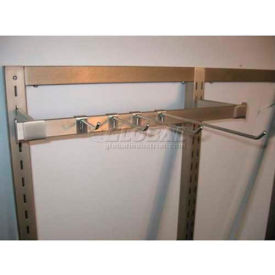 4"" Hangrail Hook For Slotted Wall Satin Nickle