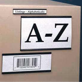 Magnetic ""C"" Channel Label Holder 3"" x 4"" (25 pcs/pkg)