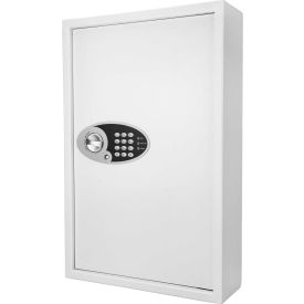 Barska AX12660 144 Keys Keypad Wall Key Safe 17""W x 5""D x 26""H White Steel