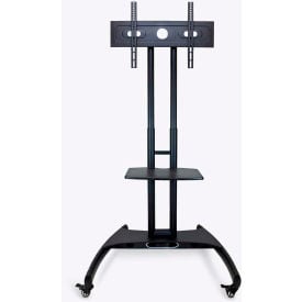 Luxor Adjustable Height LCD/LED TV Stand For 40""- 60"" TVs Black