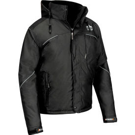Ergodyne® N-Ferno® 6467 Winter Work Jacket 300D Polyester Shell 2XL Black